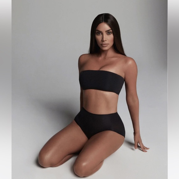 SKIMS FITS EVERYBODY BANDEAU BRA COCOA TUBE BRA XL - Picture 2 of 2